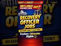 DRT &amp; DRAT Vacancy 2026 🚨 Recovery Officer Jobs | Freshers Eligible? #shorts #ytshorts