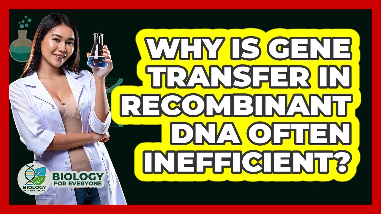 Why Is Gene Transfer In Recombinant DNA Often Inefficient? - Biology For Everyone