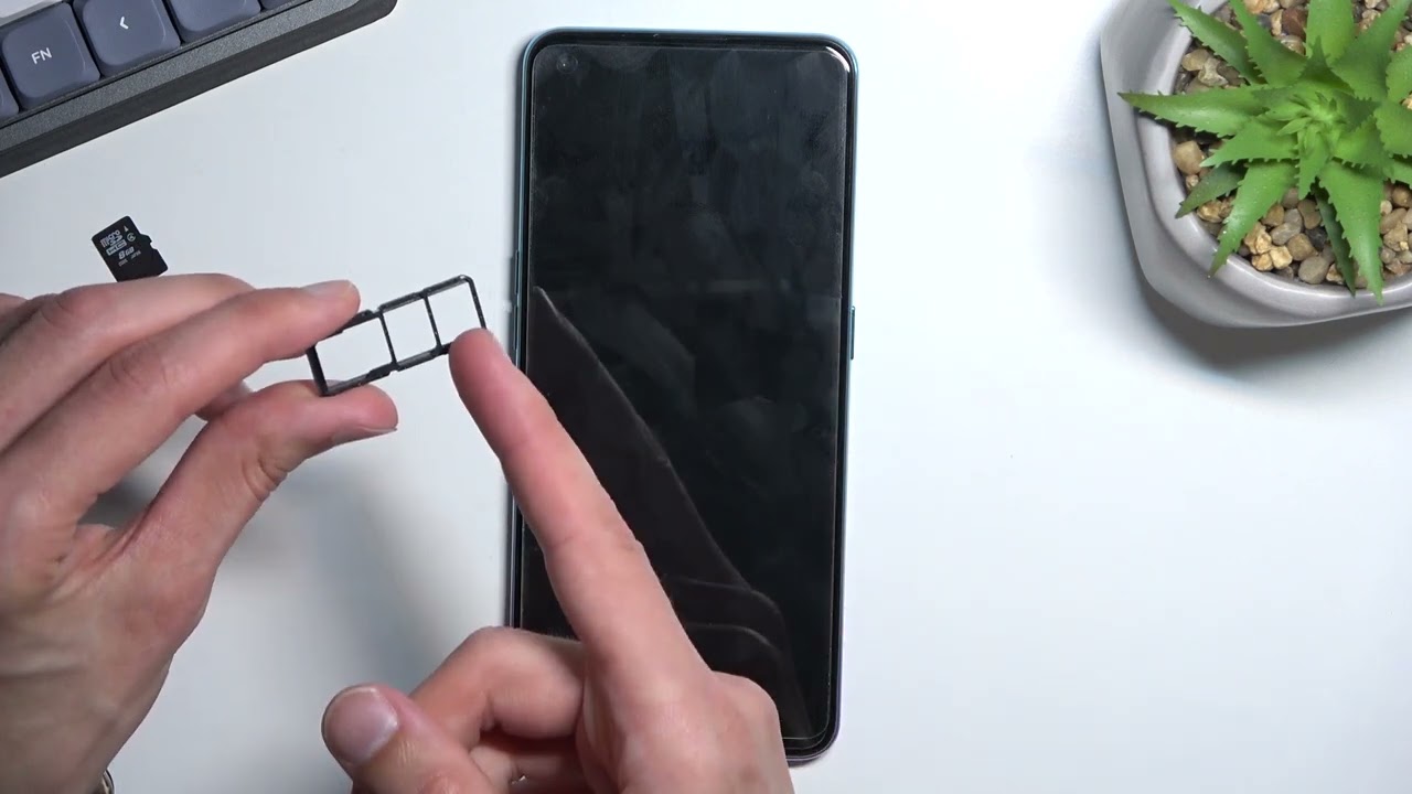 How to Insert SIM Card & SD Card into OPPO Reno 5 Z - YouTube