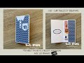 *Tutoriel* Pochette à billets masculine avec les produits Stampin' Up! (Kit créatif de Mars)