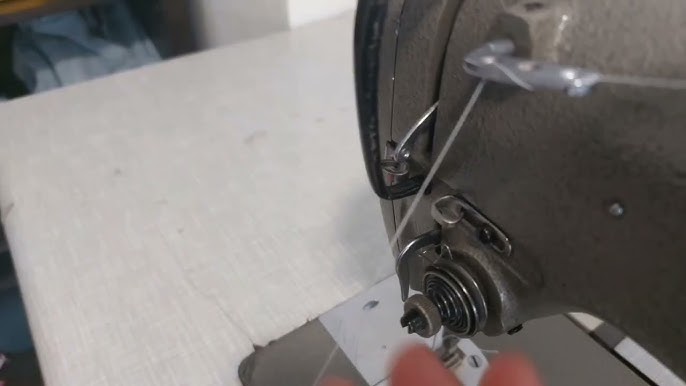 How To Use The Bobbin Winder On An Industrial Sewing Machine - The Fashion  Industry Way 