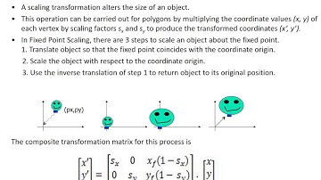 Computer Graphics - Geometric Transformations