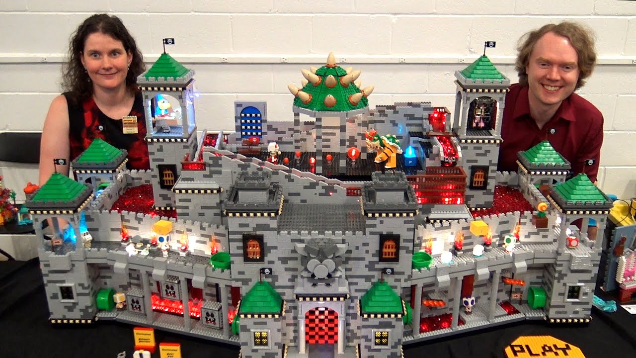 LEGO Super Mario Bowser's Castle with Motorized Lava! 