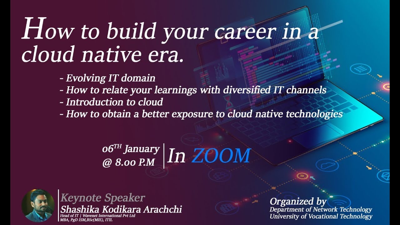 cloud computing webinar part 1 organized by university of vocational ...