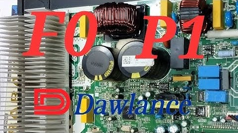 Dawlance DC inverter AC  FO error code P1 error code inverter PCB cource treaning #329