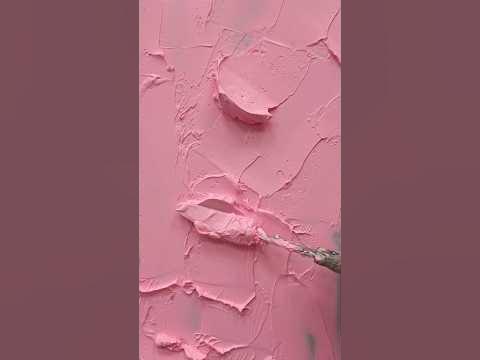 как создать объемную пасту для масляной живописи - YouTube
