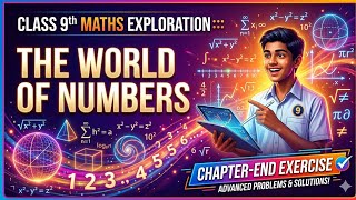 Class 9th Maths Ganita Manjari:::Chapterend Exercise (Q1 to 5) Solutions || The World Of Numbers