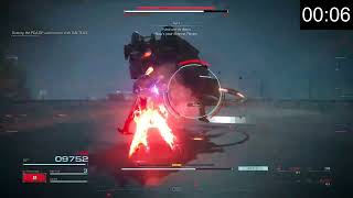 Armored core 6 - Balteus in 13 seconds (world record)