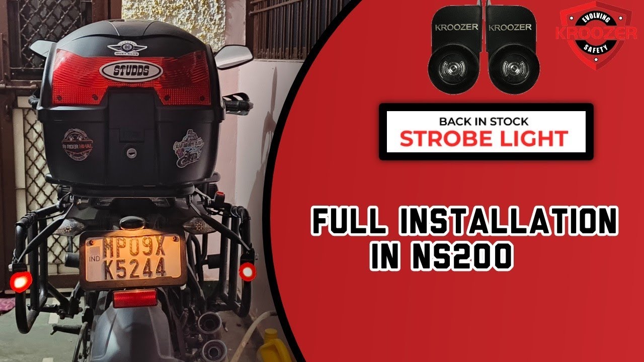 Best Light for Night Rife kroozer strobe lights for motorcycles YouTube