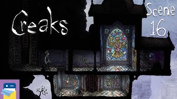 Creaks: Scene 16 Walkthrough + Interactive Painting & iOS Apple Arcade Gameplay (by Amanita Design)