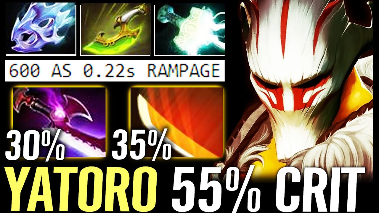  600 AS 55 CRIT CHANCE Yatoro Juggernaut Silver Edge RAMPAGE 100 