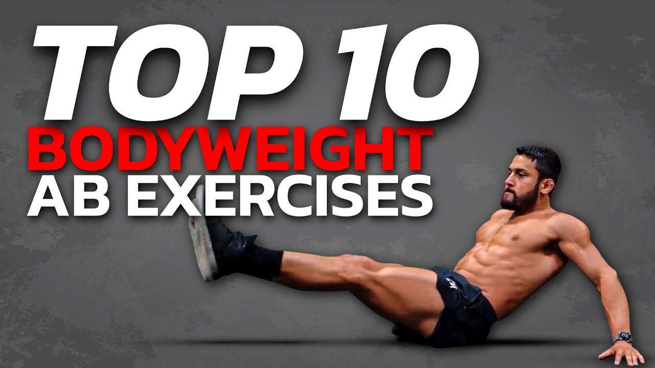 lette stamtavle indhente Top 10 Bodyweight Ab Exercises - YouTube