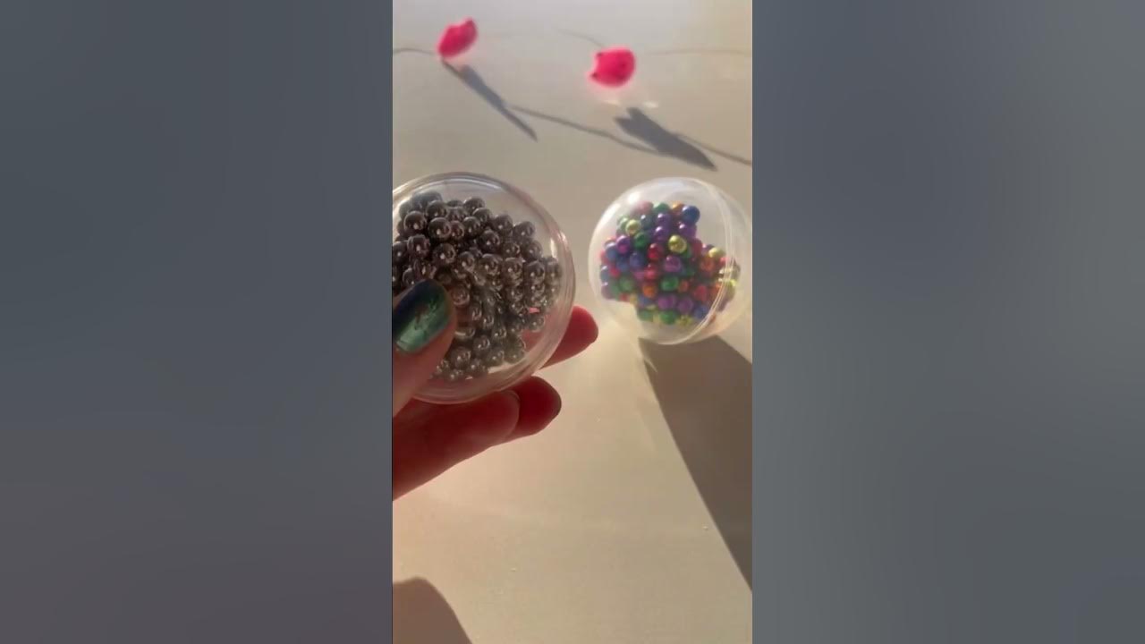 diy magnetic beads fidget toy｜TikTok Search