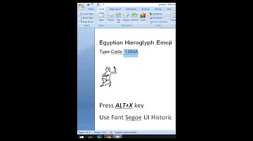 Egyptian Hieroglyph #code1300a #msword #computerthecourse #viral #shortvideo #shorts #shortsviral
