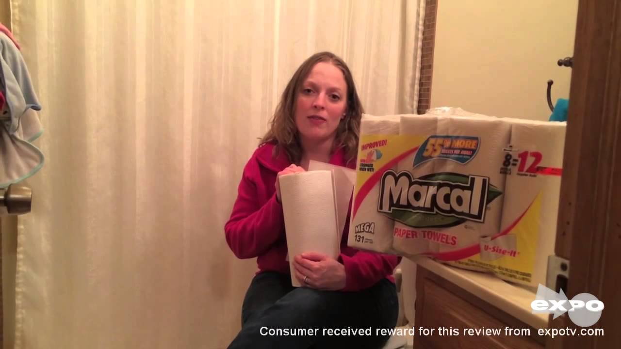 Marcal Marcal U-Size-It Paper Towels: Excellent paper towels which allow you to conserve