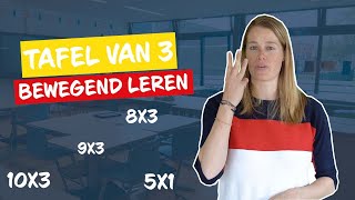 Tafel van 3 - Tafels oefenen I Bewegend leren I De Fitste School