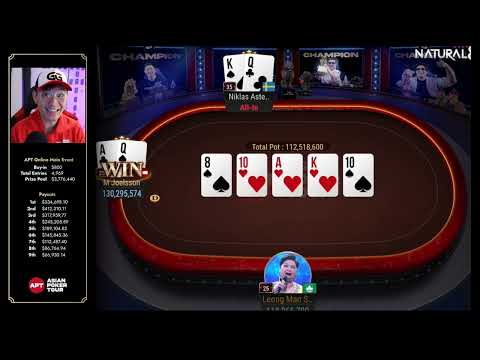 $534,698 Winner! Epic Online Poker Final Table Replay 🦁🏆 - Asia Poker Tour Online Main Event 2024