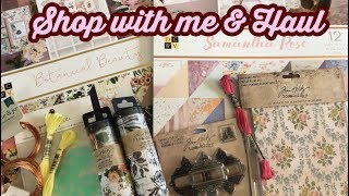 Full Junk Journal Supply Haul & Shop with me : Joann News