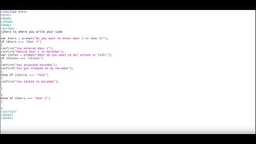 How to make a text based game in javascript (There is a newer tutorial on my channel)