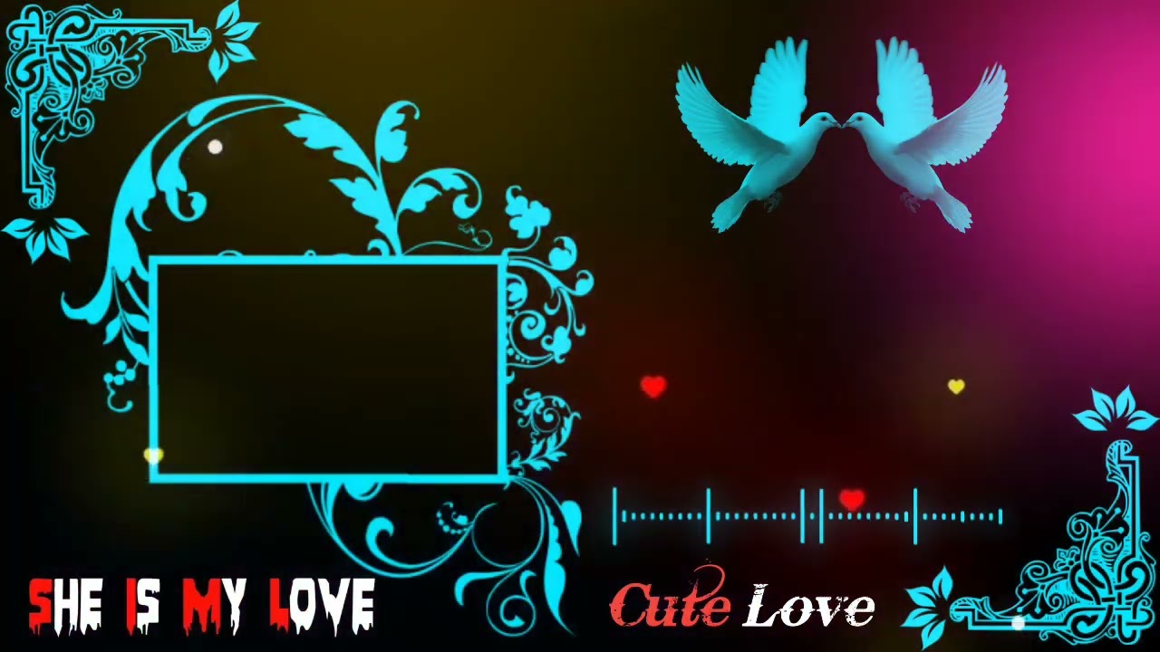 new stylish love black screen template video 2022 in kinemaster video