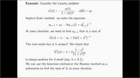 17 - Implicit Euler Method