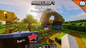 Project LUMA v1 - Minecraft Java Edition Mobile (Pojavlauncher) | Hardcore Series 9 "The Barn"