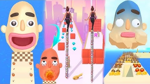 Sandwich Runner VS high heels | Walkthrough | All Level Gameplay Android,iOS | Video Games, JCB Wala