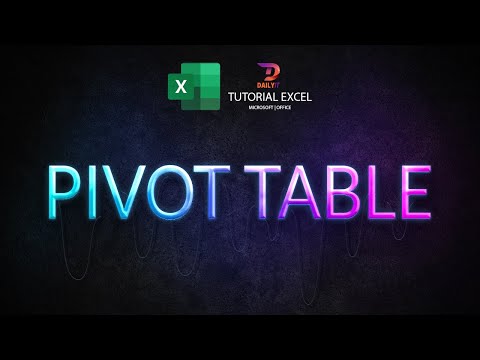 Video: Cara Membuat Tabel Pivot