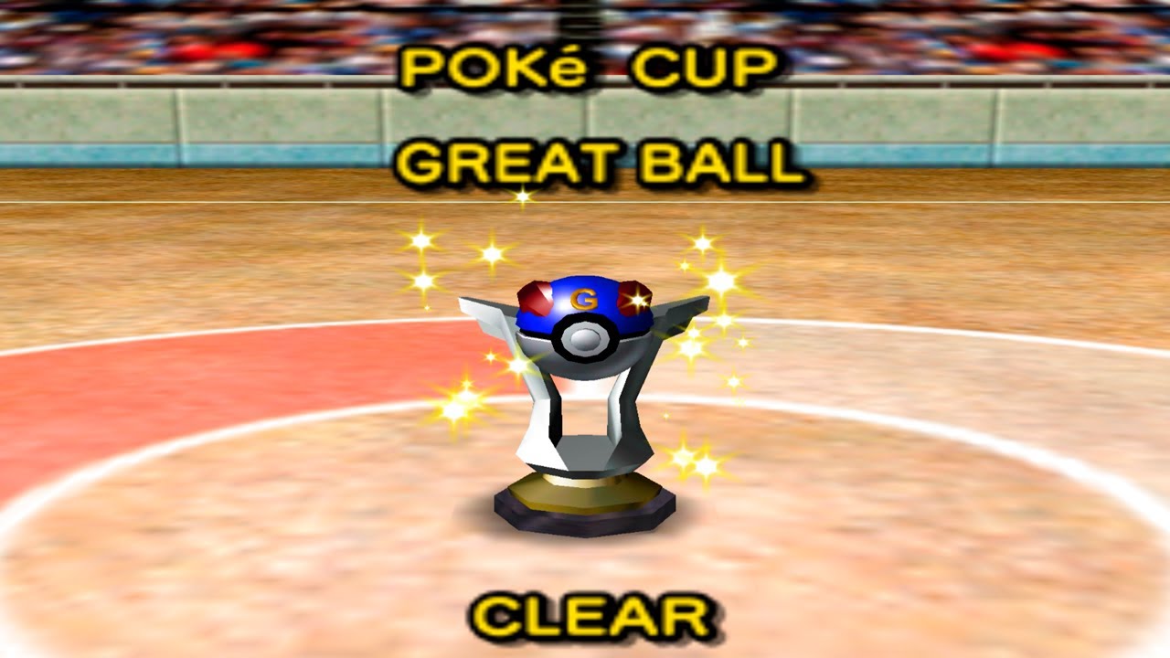 Pokémon Stadium Poke Cup Full (Great Ball) YouTube