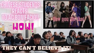 CHINESE STUDENTS AMAZED BY AC BONIFACIO HOW YOU LIKE THAT/ BTS (방탄소년단) 'ON' DANCE COVER 댄스커버