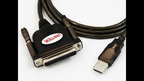 Cáp USB to LPT dùng kết nối từ cổng USB của máy tính tới máy in cổng LPT