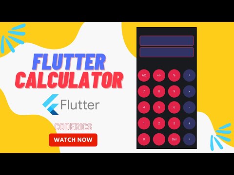 Build a calculator in flutter | Full tutorial