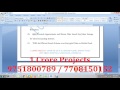 Cloud Computing Projects in Chennai (2017-2018) 💻