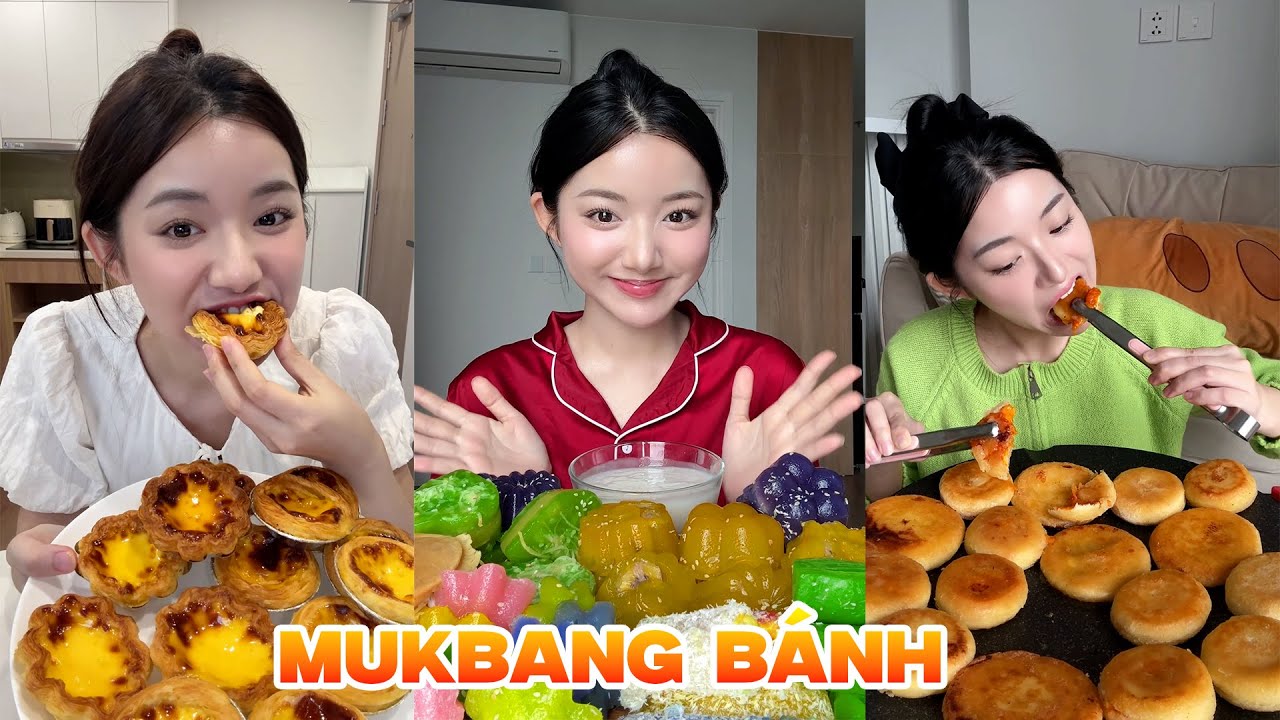 Mukbang Bánh Nướng, Bánh Rán, Bánh Miền Tây – Ngọt Ngào Khó Cưỡng!