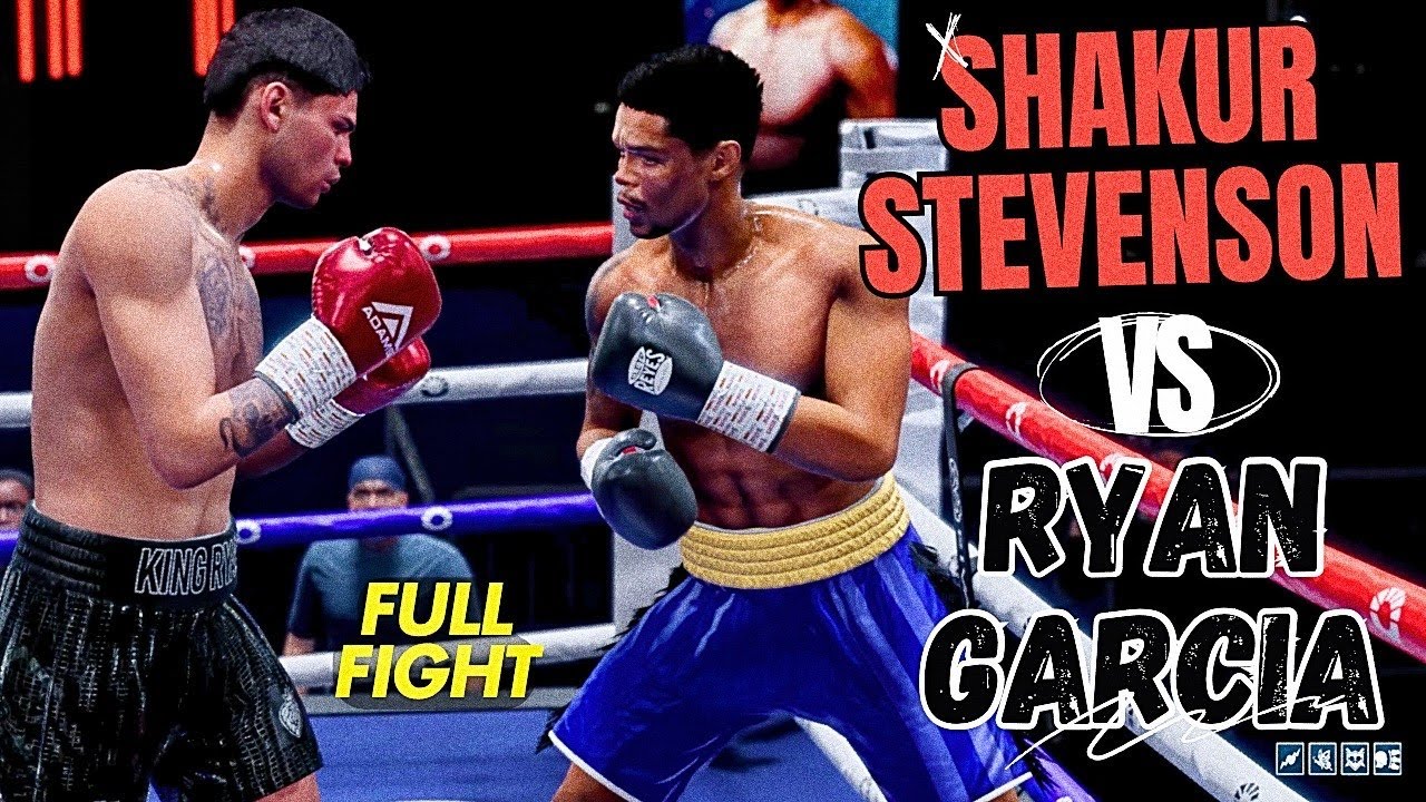 Shakur Stevenson Vs Ryan Garcia FULL FIGHT: January 17, 2026 (SIMULATION)