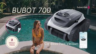Bubot 700 Cordless Pool Vacuum – Robotic Pool Cleaner with Superior Suction, Smart Navigation