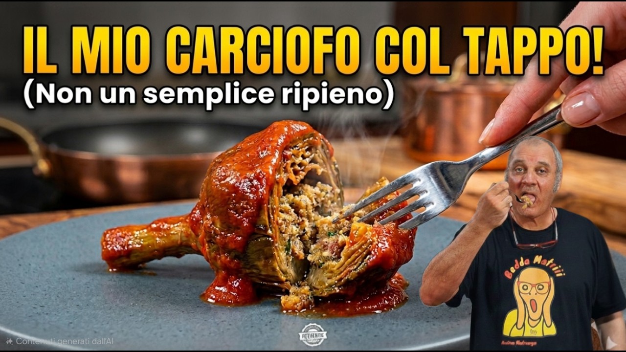 CARCIOFI COL TAPPO: La tecnica per non far uscire una goccia di sapore 🎯🍷