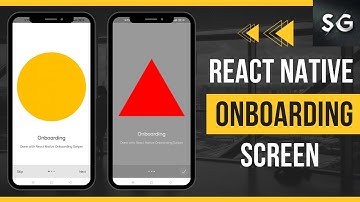React Native Onboarding Screen || Animated Carousel || Tutorial