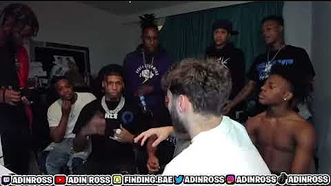 NLE Choppa doing gang signs on Adin Ross’s stream 🔥