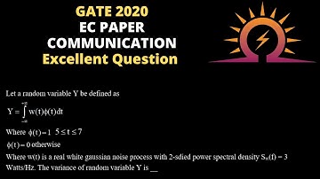 GATE 2020 EC PAPER COMMUNICATION QUESTION WITH VIDEO SOLUTION