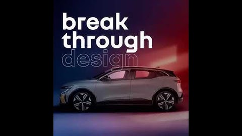 all new Megane E-Tech 100% electric