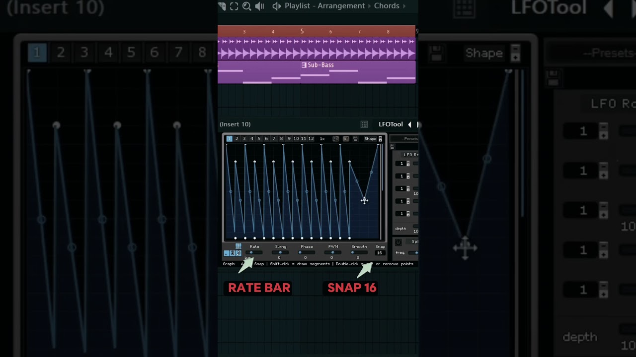 Trancegate in LFO Tool 