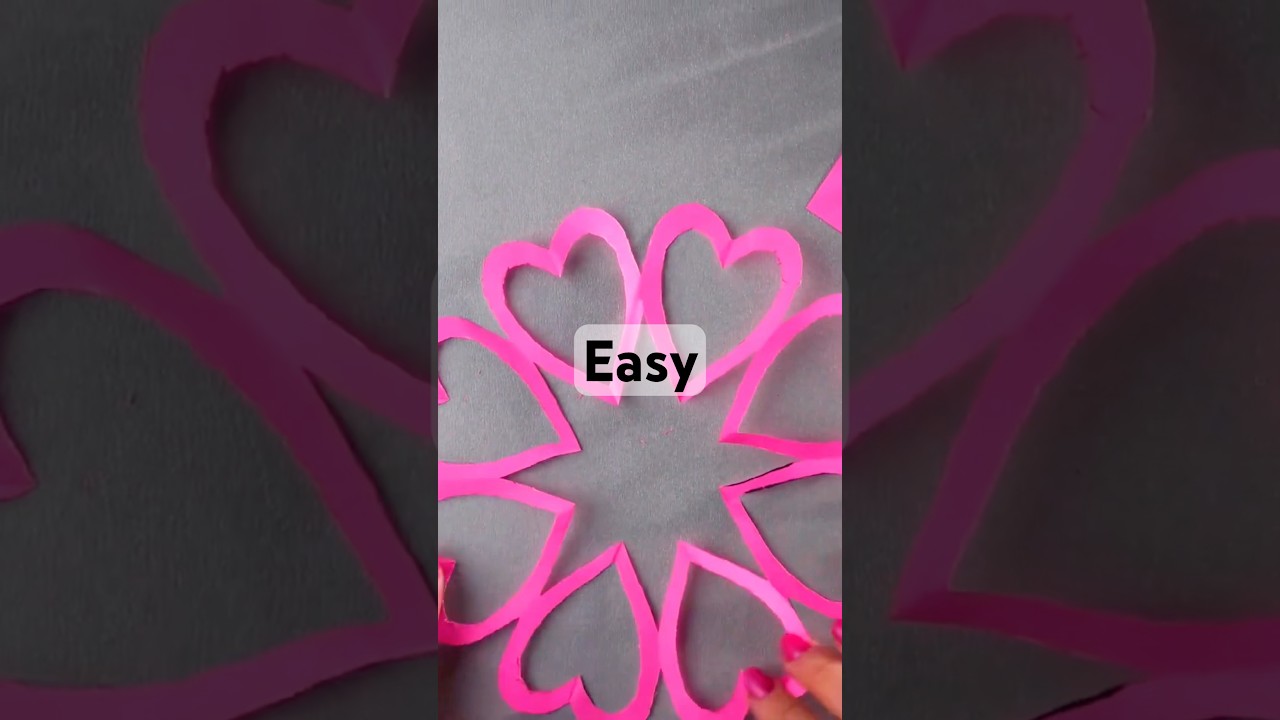 Вы ОБЯЗАНЫ сделать эту Снежинку с Сердечками! ✂️😍 