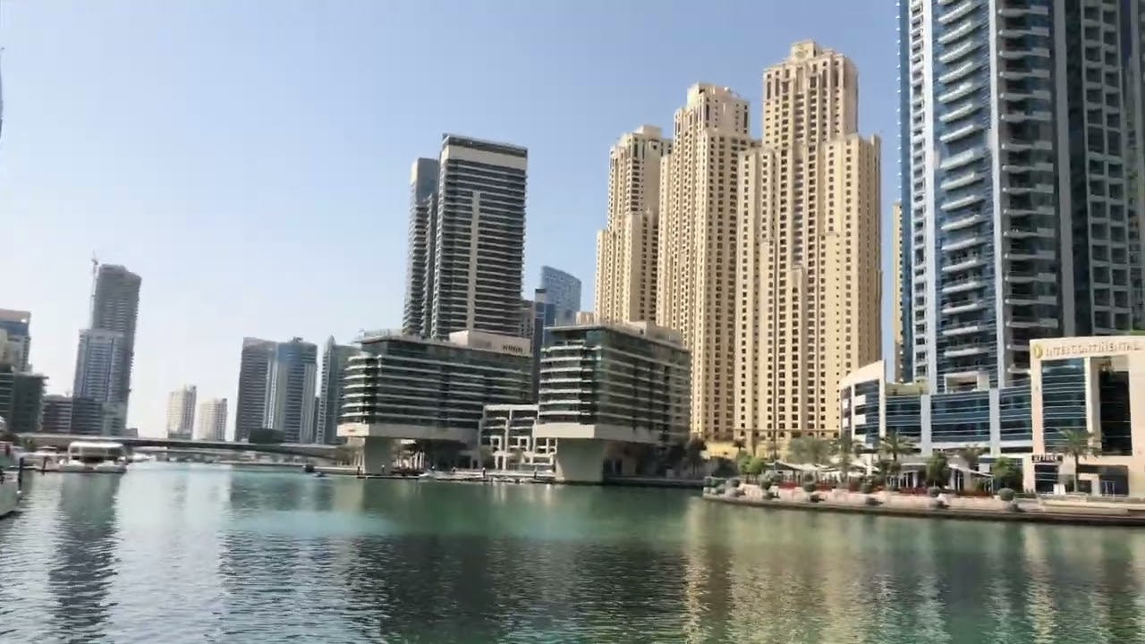 Дубай Марина Молл, вид с этажа фудкорта, набережная Marina Walk🌴 - YouTube