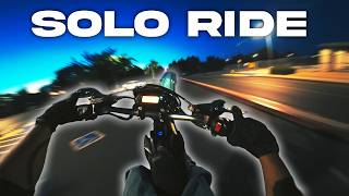 Solo Night Ride on my Surron! (California)