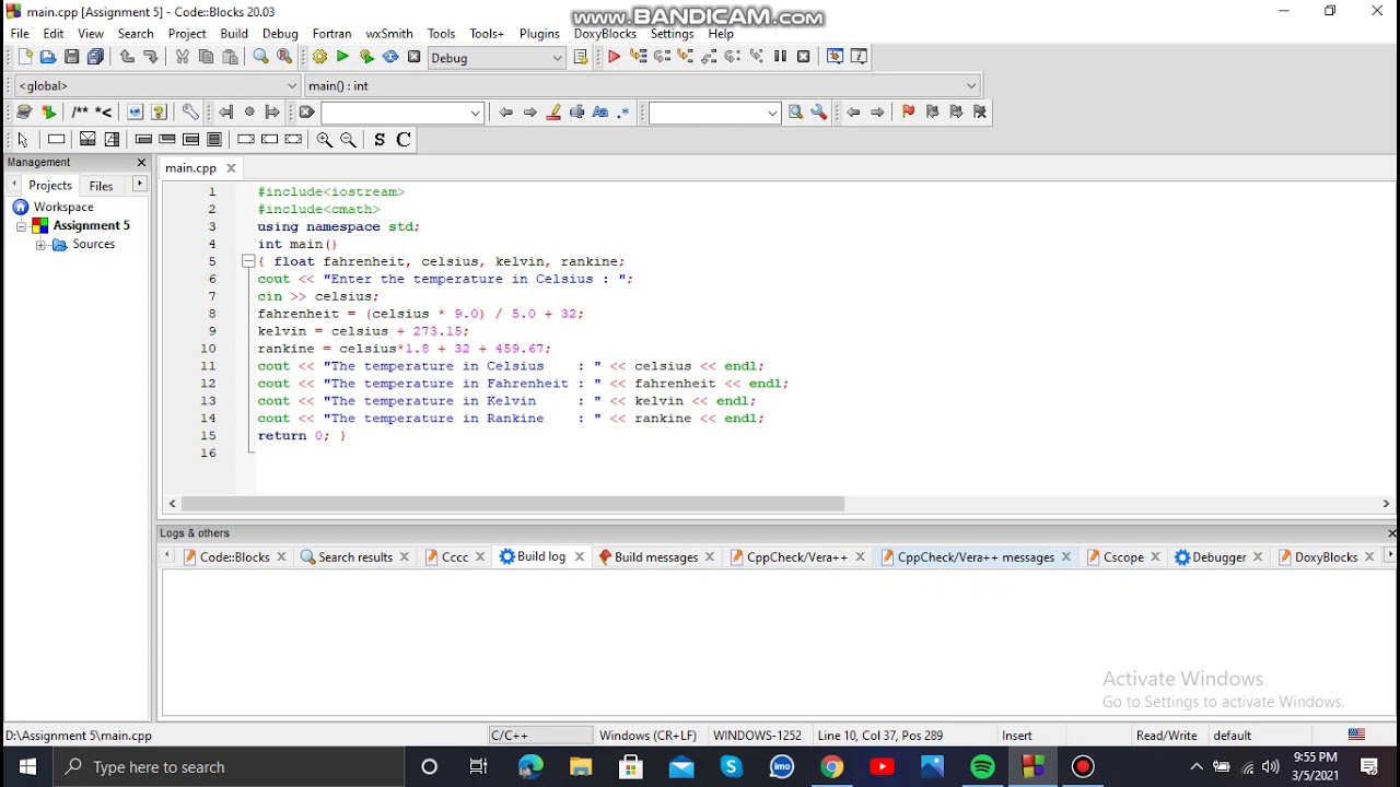 How to write a program that convert Celcius to Farenheit, Kelvin and ...