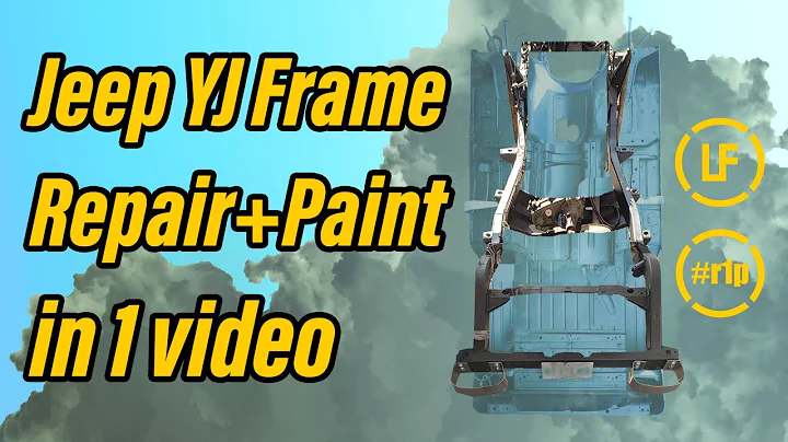 Complete Jeep YJ Frame Repair, Prep & Paint - In 1 Video | Rover 1 Project