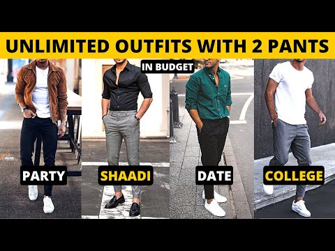 2 Pants And Unlimited Outfits | Budget Outfit Ideas For Men & Boys | Men's Fashion |