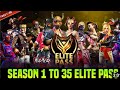 Download Lagu All Elite Pass Full Video || Free Fire Season 1 to 37 All Elite pass | All elite pass video