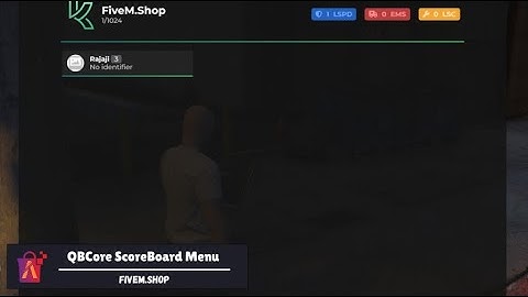 FiveM Scoreboard | FiveM Menu Script #fivem #script #qbcore
